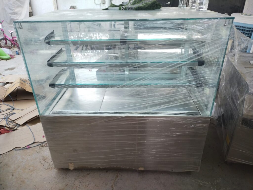 Used kitchen equipment display cake chillers in good working conditions