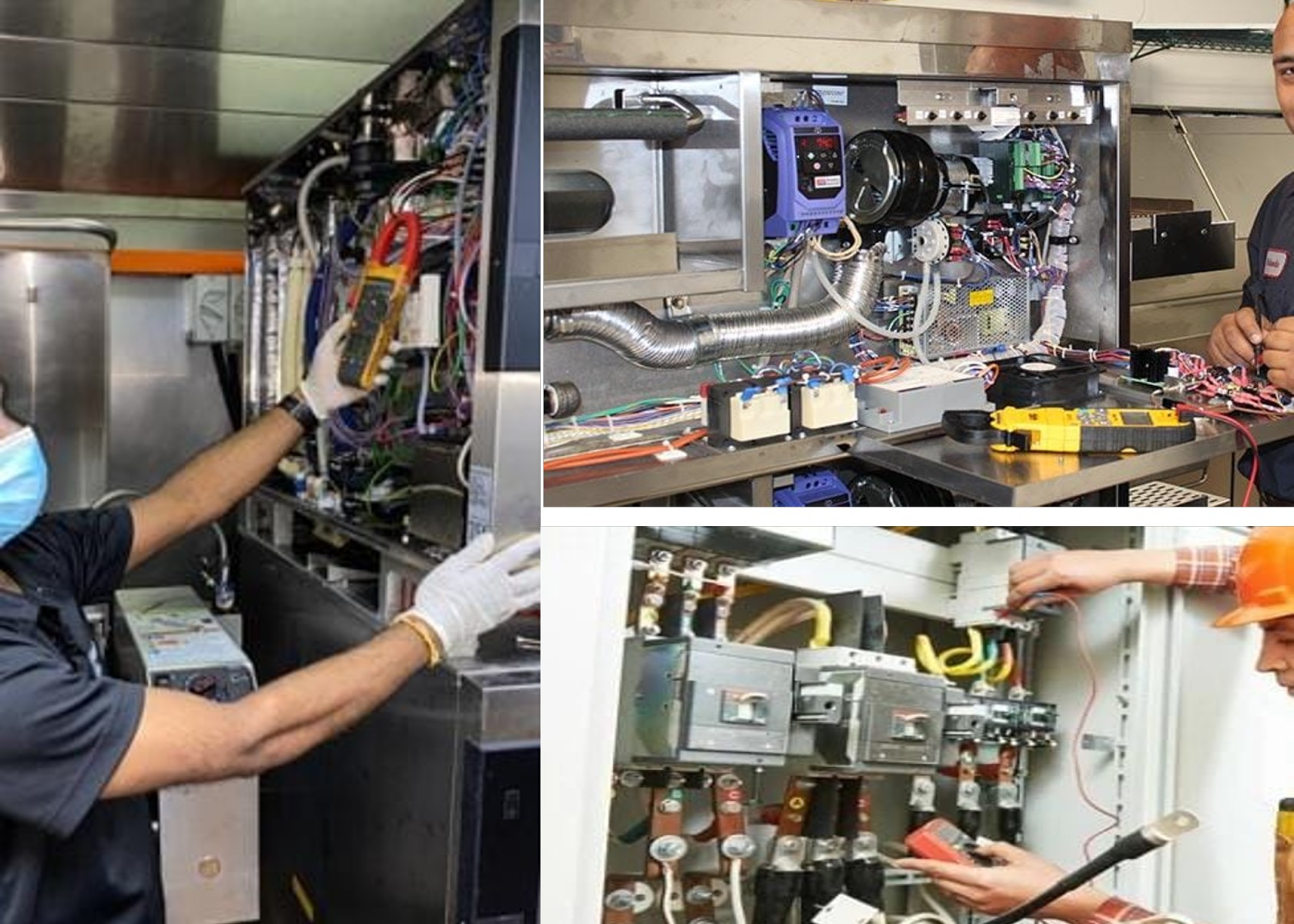 Electrical repairing & maintenance work for commercial kitchens for restaurants, cafes, bakeries & hotels