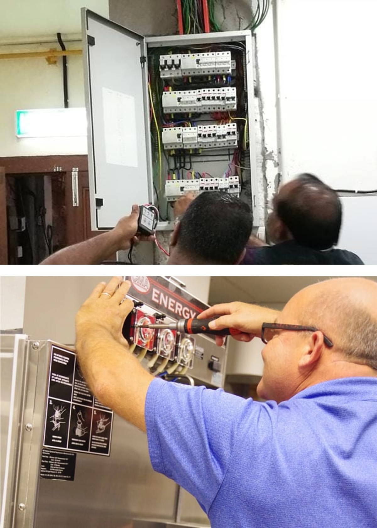 Electrical repairing & maintenance work for commercial kitchens for restaurants, cafes, bakeries & hotels