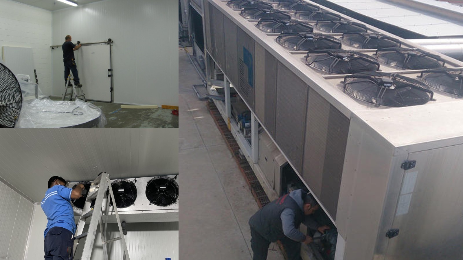 Cold rooms & walk-in chillers & freezers repairing & maintenance