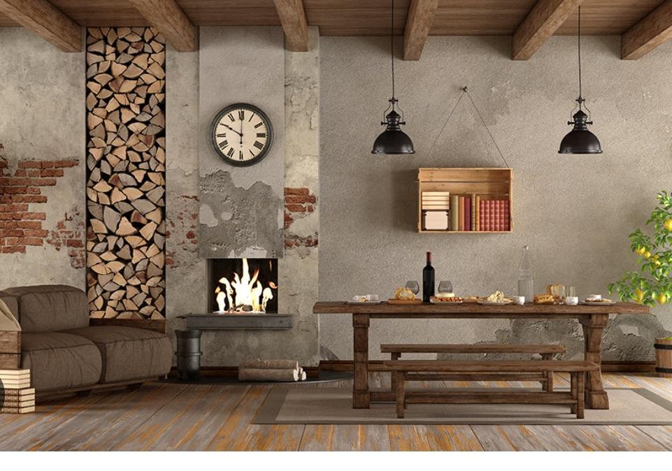 modern farm houses interior work