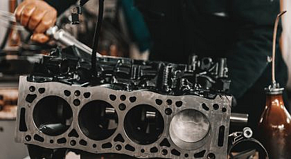 Engine piston repair & fixing